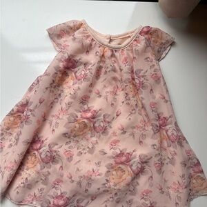 Baby Starters Pink Floral Dress
